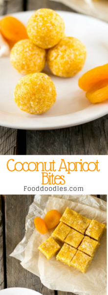 Coconut Apricot Bites