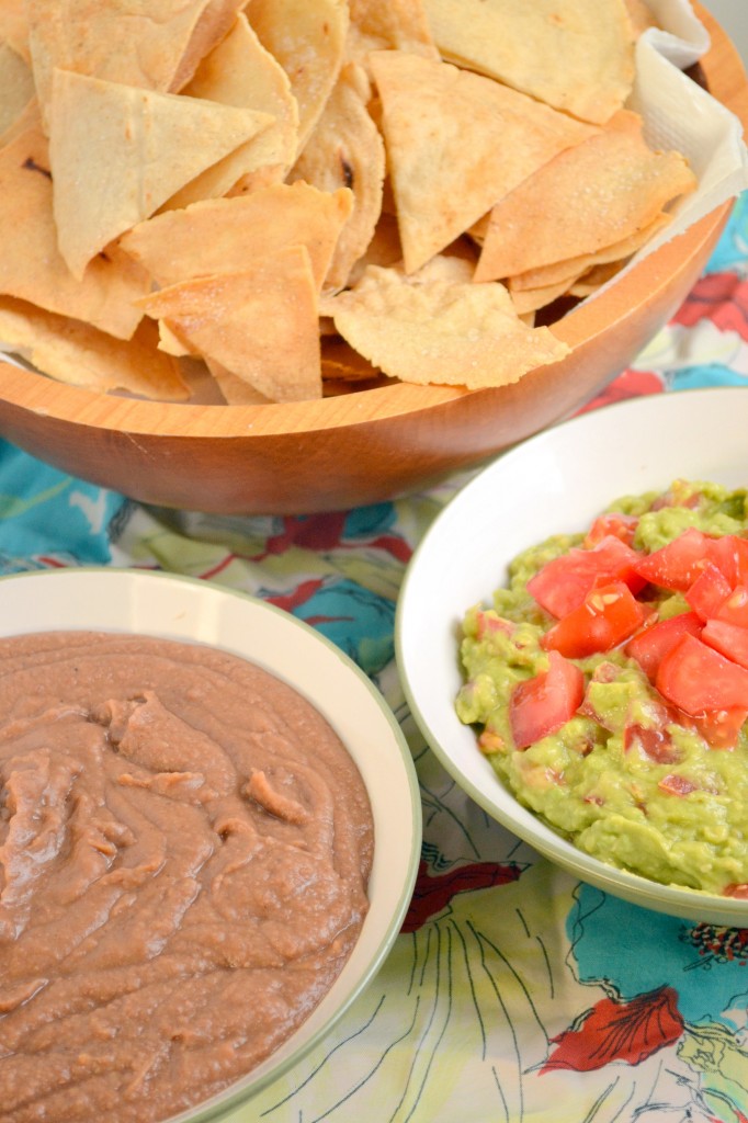 Refried Beans and Guacamole