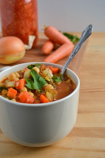 Clean out the Fridge Vegetable Soup | Easy Wholesome