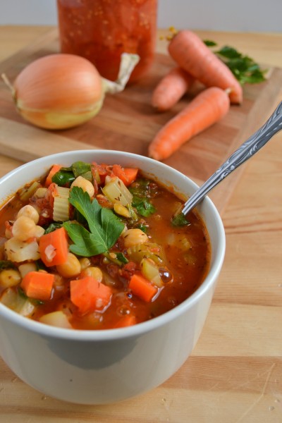 Clean out the Fridge Vegetable Soup | Easy Wholesome