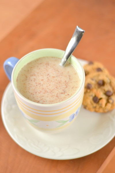 Vanilla Nutmeg Almond Milk Steamer - With Protein Option!