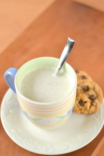 Vanilla Nutmeg Almond Milk Steamer with Protein Image
