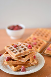 Light and Fluffy 100% Whole Wheat Waffles | Easy Wholesome