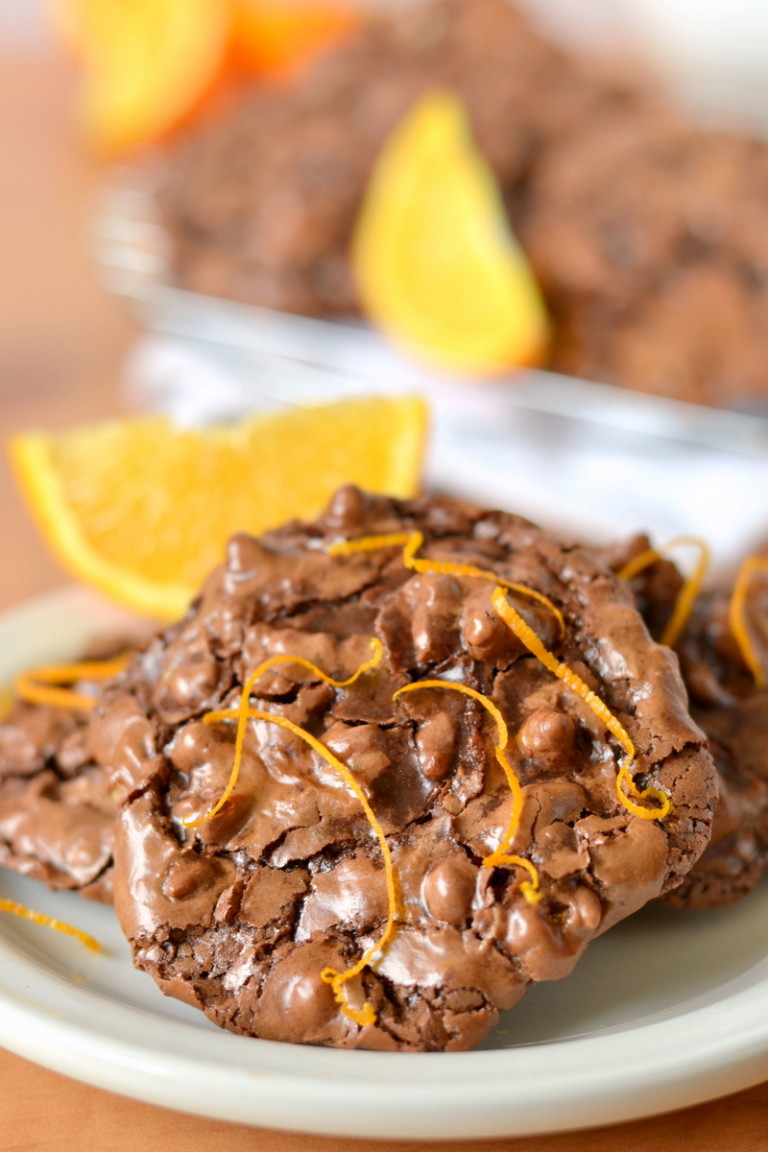 Flourless Chocolate Orange Puddle Cookies recipes