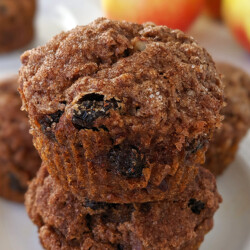 These easy and healthy applesauce muffins are fluffy, moist and delicious. They also have vegan, whole wheat and gluten-free options.