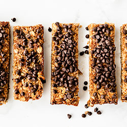 Easy and delicious nut-free granola bars that can also be made gluten-free, dairy-free and vegan.