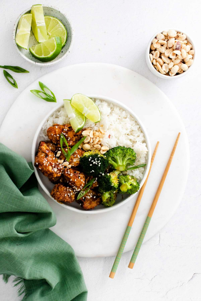 Air Fryer Sesame Chicken | Easy Wholesome