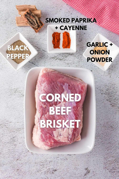 ingredients for smoked corned beef