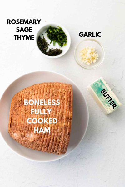 air fryer ham ingredients