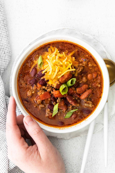 Venison Chili – Slow Cooker + Stovetop Directions | Easy Wholesome