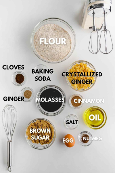 ingredients for ina garten ginger cookies