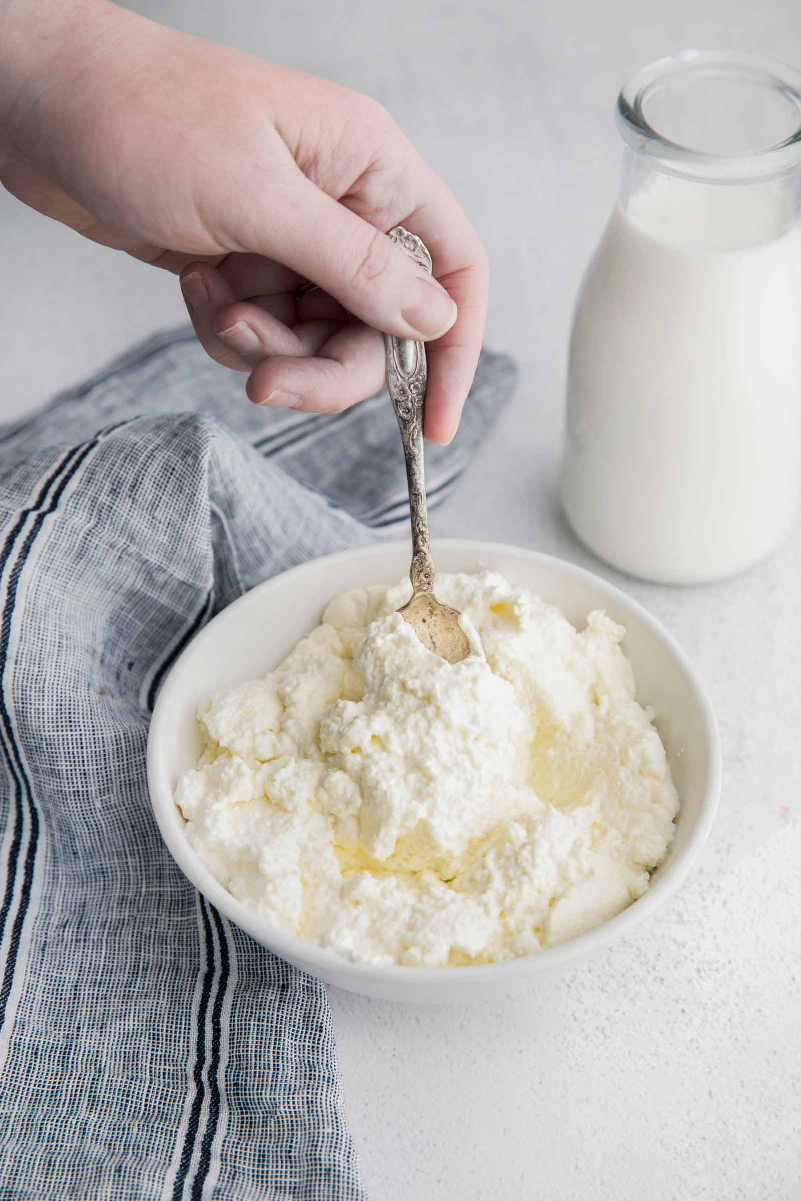 Creamy Ricotta Cheese | Easy Wholesome